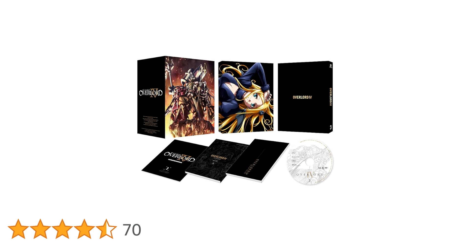 オーバーロードⅣ 3 初回版 Amazon.co.jp: オーバーロードIV 3 [Blu-ray] : 日野聡, 原由実